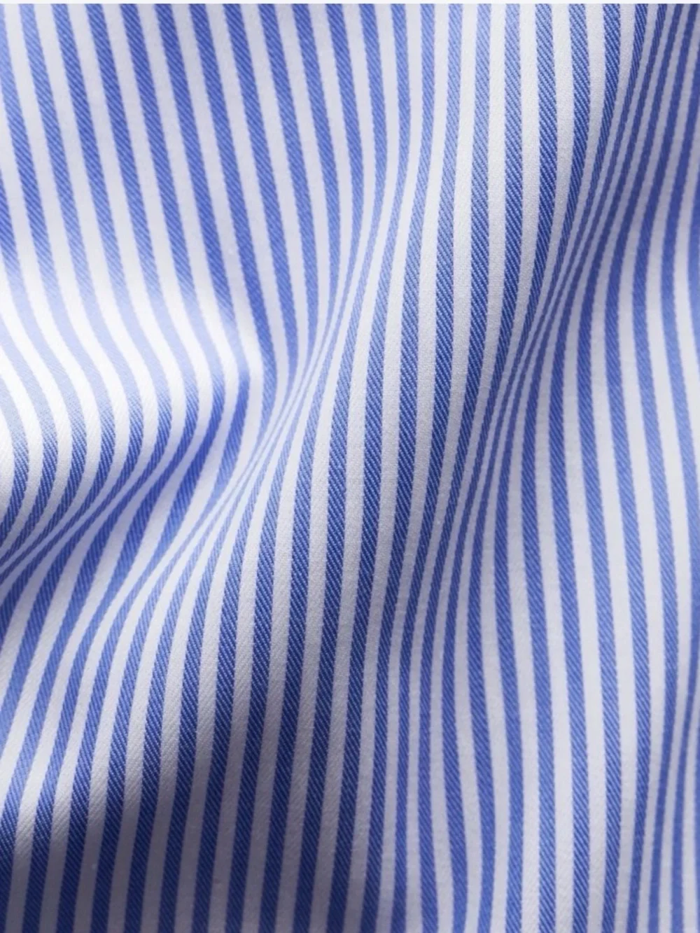 Eton Light Blue Fine-Stripe Men's Dress Shirt Neck Size 40/15 3/4 - Picture 4 of 16